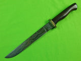 Custom Made Handmade Huge Damascus Hunting Fighting Marked Guard Knife Knives & Sheath
