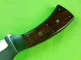 Custom Hand Made Huge Hunting Skinning Skinner Signed Knife & Sheath