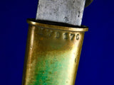 Imperial German Germany WW1 Model 1872 Navy Naval Cadet Dagger Knife Matching #