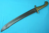 Antique Old Imperial Russian Russia Pre WW1 Large & Heavy Saw Back Sword