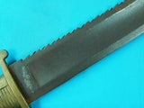 Antique Old Imperial Russian Russia Pre WW1 Large & Heavy Saw Back Sword