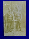 Imperial Russian Russia 1916 WW1 Cossack w/ Shashka Sword Photo Postcard signed