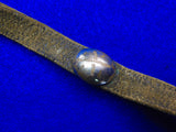 Imperial Russian Russia Caucasian Cossack WW1 Antique Kindjal Sword Leather Belt