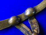 Imperial Russian Russia Caucasian Cossack WW1 Antique Kindjal Sword Leather Belt