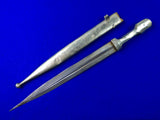 Antique Imperial Russian Russia WW1 Kindjal Fighting Knife Dagger w/ Scabbard