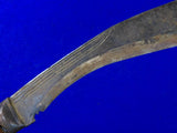 Antique 19 Century Indian India Nepal Kukri Gurkha Fighting Knife w/ Scabbard