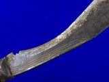 Antique 19 Century Indian India Nepal Kukri Gurkha Fighting Knife w/ Scabbard
