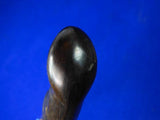 Antique Old Indonesian Indonesia Damascus Blade Short Sword Knife w/ Scabbard