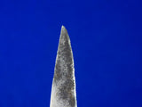 Antique Old Indonesia Indonesian Silver Fittings Small Knife w/ Scabbard