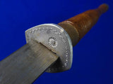 Vintage Old Indonesia Indonesian Sword w/ Scabbard