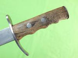 Italian Italy WW2 WWII Engraved Handle Fighting Knife Dagger & Scabbard