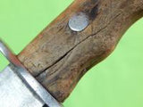 Italian Italy WW2 WWII Engraved Handle Fighting Knife Dagger & Scabbard