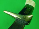 Vintage Custom Hand Made Italian WW2 Style Large Fighting Knife