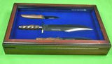US Limited Edition Custom Hand Made by JAMES B. LILE Set 3 Fighting Knife & Box