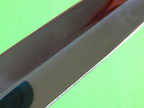 US Custom Made Handmade by JAMES F. DOWNS Spear Point Blade Fighting Knife & Sheath