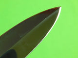 US Custom Made Handmade by JAMES F. DOWNS Spear Point Blade Fighting Knife & Sheath