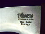 Japan Japanese BLACKJACK Prototype Mini Kukri Fighting Knife w/ Sheath