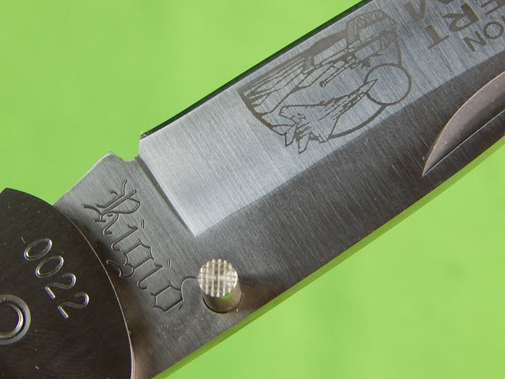 Japan Japanese RIGID Limited Operation Desert Storm Folding Pocket Kni