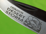 Japan Japanese RIGID Limited Operation Desert Storm Folding Pocket Knife & Box