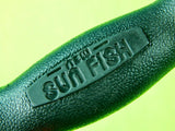 Vintage Japanese Japan Made Hi-Cut New Sun Fish Diving Diver's Knife w/ Scabbard