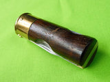 Vintage Japan Made Winchester 12 Gauge Shotgun Shell Pocket Folding Knife File