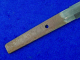 Antique Japanese Japan 15 Century Wakizashi Short Sword Katana Blade w/ Papers