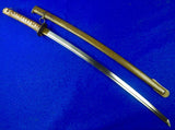 Japanese Japan WWII WW2 Katana NCO Sword w/ Scabbard Matching #