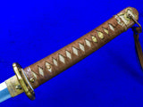 Japanese Japan WW2 Katana Officer's Sword Signed 15 Century Antique Blade