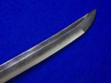 Japanese Japan WW2 Katana Officer's Sword Signed 15 Century Antique Blade