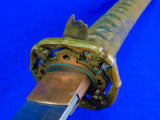 Japanese Japan WW2 Pilot Tanker Katana Officer's Sword Antique Blade