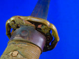 Japanese Japan WW2 Pilot Tanker Katana Officer's Sword Antique Blade