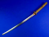 Japanese Japan WW2 Pilot Tanker Katana Officer's Sword Antique Blade