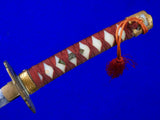 Vintage Old Japan Japanese Katana Doll Mini Miniature Toy Sword w/ Scabbard