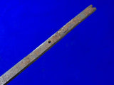 Antique Old Japan Japanese Long Yari Spear Blade Signed