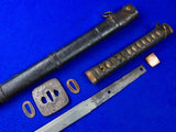 Antique Old Japanese Japan Tachi Katana Sword w/ Scabbard