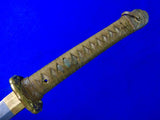 Japanese Japan WW2 Katana Officer's SIGNED Sword w/ Scabbard