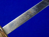 Japanese Japan WW2 Late War Navy Officer's Dagger Fighting Knife w/ Scabbard