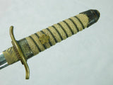 Japanese Japan WW2 Navy Naval Officer's Dagger Fighting Knife w/ Scabbard
