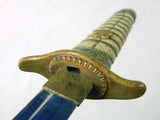 Japanese Japan WW2 Navy Naval Officer's Dagger Fighting Knife w/ Scabbard