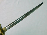Japanese Japan WW2 Navy Naval Officer's Dagger Fighting Knife w/ Scabbard