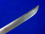 Japanese Japan Antique Old Vintage Wakizashi Tanto Short Sword Blade w/ Scabbard
