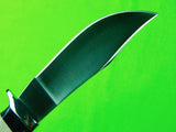US Custom Hand Made Jerry E. Kief JKustom Knives Stag Hunting Knife & Sheath