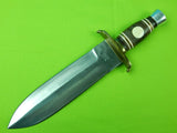 Vintage US Custom Made J.N. John Nelson COOPER Large Spear Head Fighting Knife
