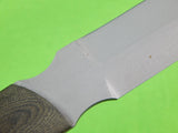 US USA Custom Made Handmade John William GOLDFARB Tactical Fighting Knife & Sheath