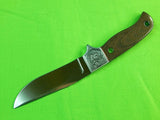 US Custom Hand Made by Kelly K. MOEN Texas Hunting Knife & Sheath