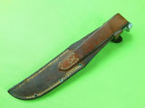 RARE 1943-44 Custom Hand Made RUANA "T" Stamp Signed Blade Square Cut Stag Knife
