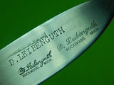 Vintage US D. LEIBENGUTH Rockwood MI Hunting Knife & Sheath