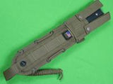 US Custom Hand Made by LES GEORGE Tactical Fighting Knife & Sheath