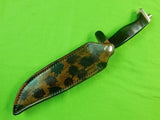 Vintage Custom Hand Made M. Lahrman Fighting Hunting Knife & Sheath
