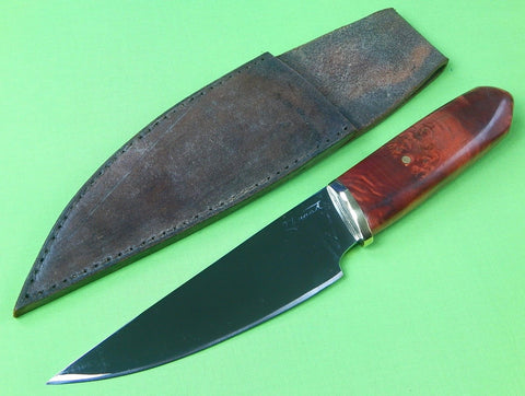 Custom Hand Made Large GRANT Fighting Hunting Knife & Sheath